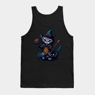 Kitten Wizard II Tank Top